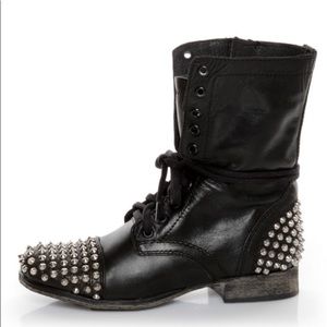 Steve Madden studded combat boots